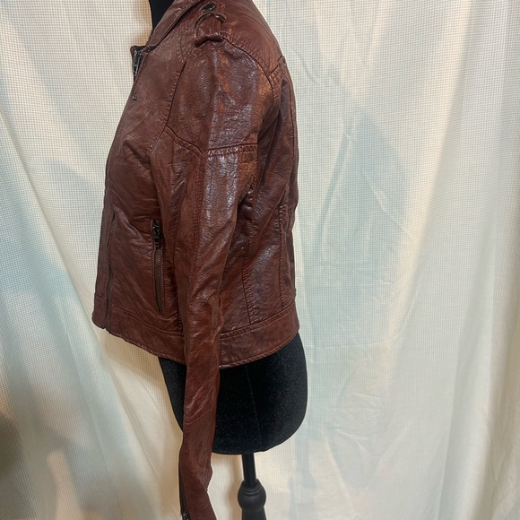 Blank NYC Leather jacket moto style - Picture 3 of 16